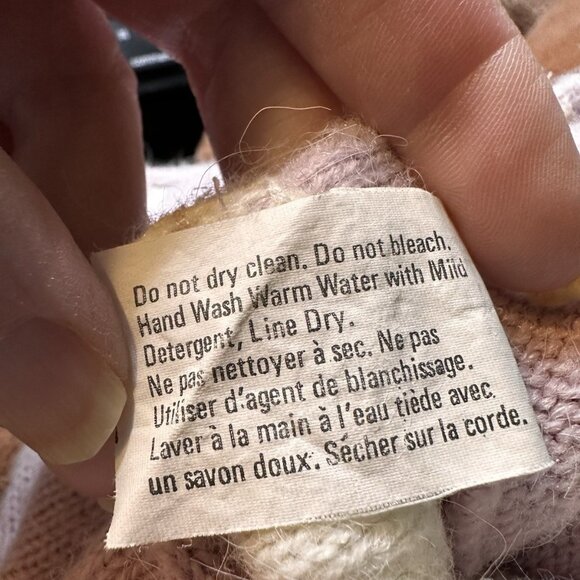 Cabbage Patch Kids Beans Bottom Babies Lavender White Sleeper Knit 1985 Vtg Cpk - Picture 12 of 12